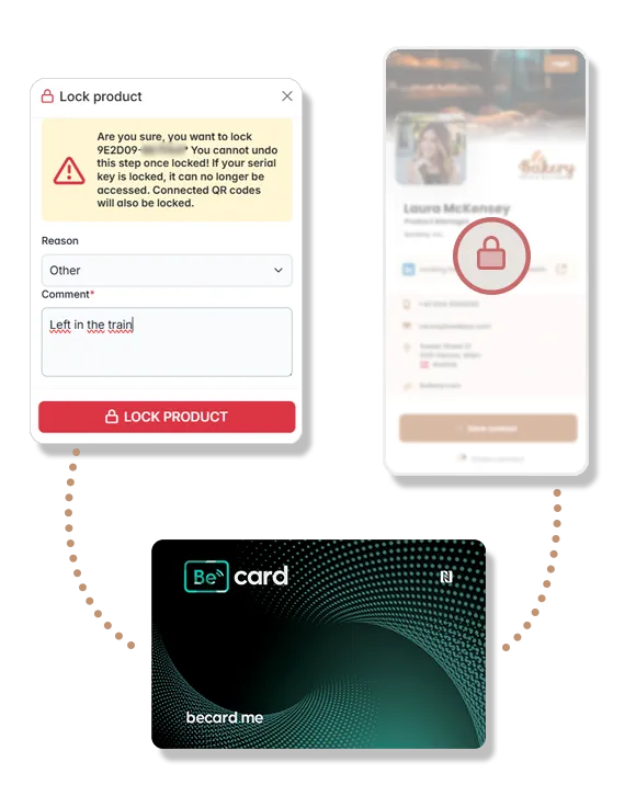 Sperre deine NFC Visitenkarte